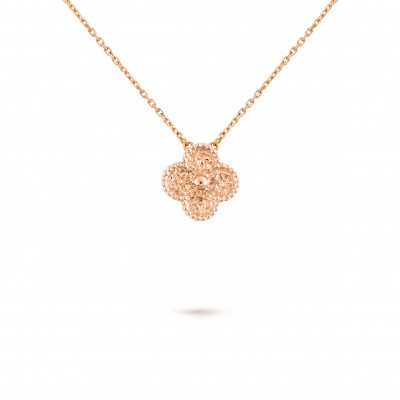 VAN CLEEF ARPELS VINTAGE ALHAMBRA PENDANT - ROSE GOLD  VCARN9ZS00